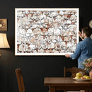 Abstract Longhorn Herd Wall Art Canvas Print - Abstract by MyGreatCanvas | Canvas Wall Art Prints | Photo Prints & Wall Decor