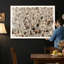 Abstract Longhorn Wall Art Canvas Print - Farm Animal by MyGreatCanvas | Canvas Wall Art Prints | Photo Prints & Wall Decor