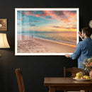 Beach Walk Wall Art Canvas Print – Soft Coastal Photography by MyGreatCanvas | Canvas Wall Art Prints | Photo Prints & Wall Decor