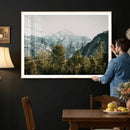 Mountain Forest Wall Art Canvas Print, Alpine Landscape by MyGreatCanvas | Canvas Wall Art Prints | Photo Prints & Wall Decor