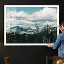 Mountain Forest Wall Art Canvas Print, Alpine Pine Tree by MyGreatCanvas | Canvas Wall Art Prints | Photo Prints & Wall Decor
