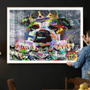 Graffiti Dog Wall Art Decor for Teen Bedroom - Abstract by MyGreatCanvas | Canvas Wall Art Prints | Photo Prints & Wall Decor