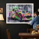 Graffiti Sports Car Street Art Wall Art Canvas Print, by MyGreatCanvas | Canvas Wall Art Prints | Photo Prints & Wall Decor
