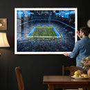 Detroit Lions Stadium Wall Art Canvas Print, Football Field by MyGreatCanvas | Canvas Wall Art Prints | Photo Prints & Wall Decor
