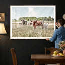 Texas Longhorn Cattle Wall Art Canvas Print: Western Ranch by MyGreatCanvas | Canvas Wall Art Prints | Photo Prints & Wall Decor
