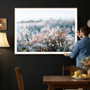 Frosted Fern Wall Art Canvas Print, Soft Winter Botanical by MyGreatCanvas | Canvas Wall Art Prints | Photo Prints & Wall Decor