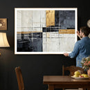 Gold Abstract Wall Art Canvas Print, Modern Luxury Geometric by MyGreatCanvas | Canvas Wall Art Prints | Photo Prints & Wall Decor