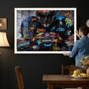Graffiti American Football Player Street Art Wall Art Canvas by MyGreatCanvas | Canvas Wall Art Prints | Photo Prints & Wall Decor