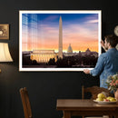 Washington DC Skyline Wall Art Canvas Print – Lincoln by MyGreatCanvas | Canvas Wall Art Prints | Photo Prints & Wall Decor