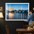 Washington DC Wall Art Canvas Print – Lincoln Memorial Night by MyGreatCanvas | Canvas Wall Art Prints | Photo Prints & Wall Decor
