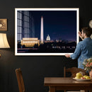 Washington White House Skyline Wall Art Canvas Print – by MyGreatCanvas | Canvas Wall Art Prints | Photo Prints & Wall Decor