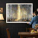 Abstract Birch Forest Wall Art Canvas Print – Modern Neutral by MyGreatCanvas | Canvas Wall Art Prints | Photo Prints & Wall Decor