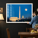 Washington DC Skyline Wall Art Canvas Print – Lincoln by MyGreatCanvas | Canvas Wall Art Prints | Photo Prints & Wall Decor