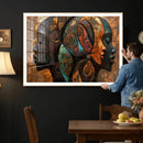 Abstract Afro American Women Wall Art Canvas Print by MyGreatCanvas | Canvas Wall Art Prints | Photo Prints & Wall Decor
