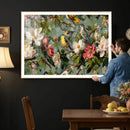 Vintage Birds and Flowers Wide Wall Art: Extra Large by MyGreatCanvas | Canvas Wall Art Prints | Photo Prints & Wall Decor