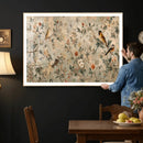 Vintage Birds and Flowers Wall Art Canvas Print, Botanical by MyGreatCanvas | Canvas Wall Art Prints | Photo Prints & Wall Decor