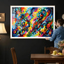Geometric Abstract Wall Art Canvas Print, Bold Color by MyGreatCanvas | Canvas Wall Art Prints | Photo Prints & Wall Decor