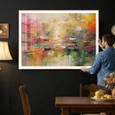 Colorful Abstract Canvas Wall Art — Large Textured Oil by MyGreatCanvas | Canvas Wall Art Prints | Photo Prints & Wall Decor