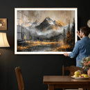 Mountain Lake Canvas Wall Art — Rustic Forest Landscape by MyGreatCanvas | Canvas Wall Art Prints | Photo Prints & Wall Decor