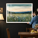 Wildflower Meadow Oil Painting Canvas — Daisy Lavender by MyGreatCanvas | Canvas Wall Art Prints | Photo Prints & Wall Decor