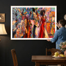 African American Jazz Singer Canvas Art — Red Dress Black by MyGreatCanvas | Canvas Wall Art Prints | Photo Prints & Wall Decor