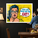 Pop Art Print Bathroom Sign Wall Art Canvas Print — Funny by MyGreatCanvas | Canvas Wall Art Prints | Photo Prints & Wall Decor