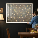 Flying Birds Canvas Wall Art, Vintage Bird Flock Pattern by MyGreatCanvas | Canvas Wall Art Prints | Photo Prints & Wall Decor
