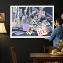 Playing Cards Canvas Wall Art | Casino Game Room Decor, by MyGreatCanvas | Canvas Wall Art Prints | Photo Prints & Wall Decor