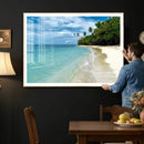 Puerto Rico Beach Paradise Wall Art – Tropical Coastal Print by MyGreatCanvas | Canvas Wall Art Prints | Photo Prints & Wall Decor