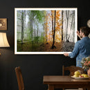 Four Seasons Wall Art Forest Canvas Print – Triptych