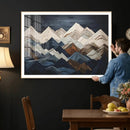 Wood Mountain Wall Art | Mountain Canvas Print Wood Decor | by MyGreatCanvas | Canvas Wall Art Prints | Photo Prints & Wall Decor