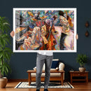 African American Jazz Art Music Abstract Wall Art Painting by MyGreatCanvas | Canvas Wall Art Prints | Photo Prints & Wall Decor