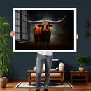 Abstract Texas Longhorn Wall Art Print | 3-Panel Large Texas by MyGreatCanvas | Canvas Wall Art Prints | Photo Prints & Wall Decor
