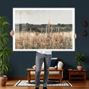 Rustic Field Landscape Wall Art Print, Giclee Canvas Wall