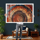 Abstract Tree Ring Art, Colorful Tree Ring Wall Decor, by MyGreatCanvas | Canvas Wall Art Prints | Photo Prints & Wall Decor