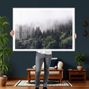 Misty Forest Canvas Wall Art – Serene Triptych Nature Print by MyGreatCanvas | Canvas Wall Art Prints | Photo Prints & Wall Decor