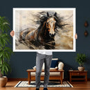 Abstract Horse Wall Art Canvas Print – Large Western