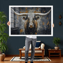 Rustic Bull Wall Art Canvas Print, Longhorn Wall Decor for by MyGreatCanvas | Canvas Wall Art Prints | Photo Prints & Wall Decor