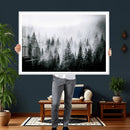 Foggy Forest Wall Art Canvas Print – Mountain Woodland by MyGreatCanvas | Canvas Wall Art Prints | Photo Prints & Wall Decor