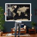 World Map Wall Art Print – Detailed Map of the World Wall by MyGreatCanvas | Canvas Wall Art Prints | Photo Prints & Wall Decor