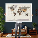 World Map Wall Art Print by MyGreatCanvas | Canvas Wall Art Prints | Photo Prints & Wall Decor