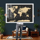 World Map Canvas Print – Detailed Map of the World Wall Art by MyGreatCanvas | Canvas Wall Art Prints | Photo Prints & Wall Decor
