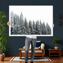 Misty Mountain Forest Canvas Print, Foggy Pine Trees Nature by MyGreatCanvas | Canvas Wall Art Prints | Photo Prints & Wall Decor