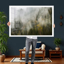 Misty Mountain Canvas Print, Foggy Pine Trees Nature Wall by MyGreatCanvas | Canvas Wall Art Prints | Photo Prints & Wall Decor