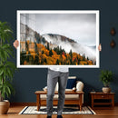 Autumn Forest Wall Art Canvas Print, Foggy Mountain by MyGreatCanvas | Canvas Wall Art Prints | Photo Prints & Wall Decor