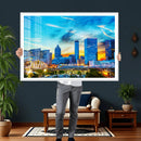 Atlanta Skyline Wall Art Canvas Print, Atlanta Downtown by MyGreatCanvas | Canvas Wall Art Prints | Photo Prints & Wall Decor