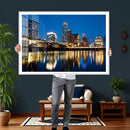 Austin Skyline Wall Art Canvas Print, Austin Downtown Night by MyGreatCanvas | Canvas Wall Art Prints | Photo Prints & Wall Decor