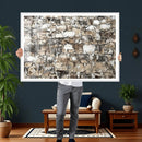 Texas Longhorn Cow Farmhouse Animals Wall Art Canvas Print - by MyGreatCanvas | Canvas Wall Art Prints | Photo Prints & Wall Decor