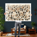 American Elk Wall Art Canvas Print - Abstract Deer Animal by MyGreatCanvas | Canvas Wall Art Prints | Photo Prints & Wall Decor