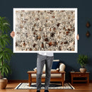 Abstract Longhorn Wall Art Canvas Print - Farm Animal by MyGreatCanvas | Canvas Wall Art Prints | Photo Prints & Wall Decor
